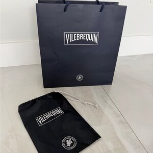 Classic Vilebrequin Shopping Bag and New Nylon Drawstring Bathing Suit Bag